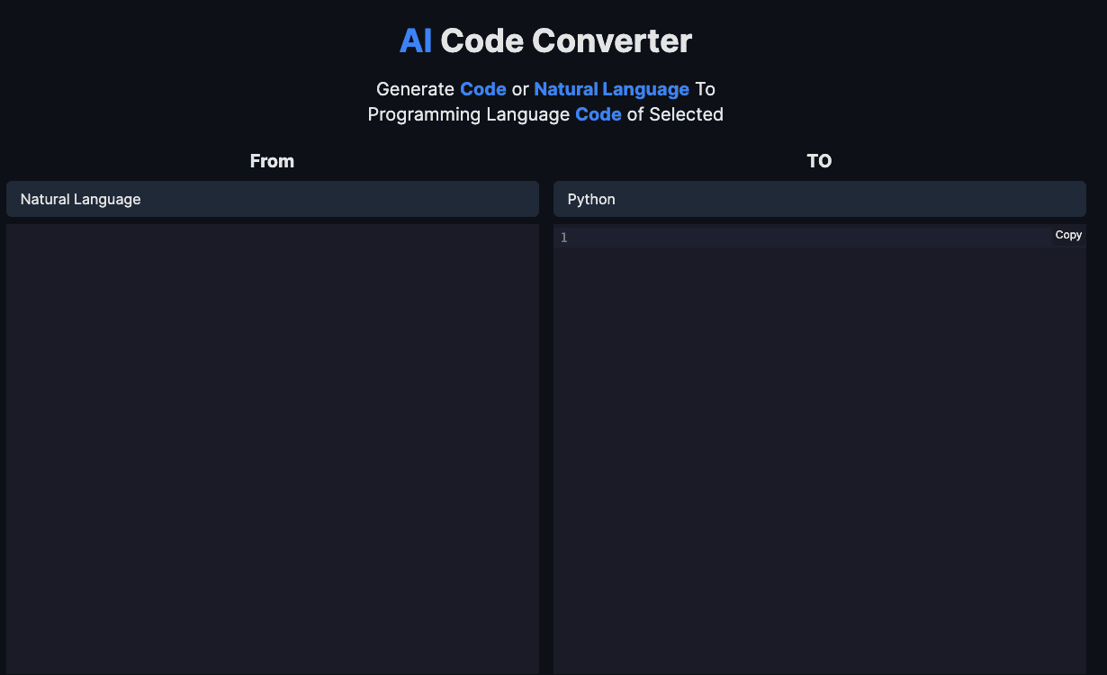 AI Code Converter